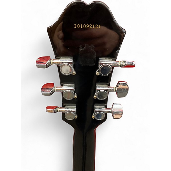 ギター epiphone DOT EB Used 2010s Epiphone DOT EB Black Hollow Body Electric Guitar