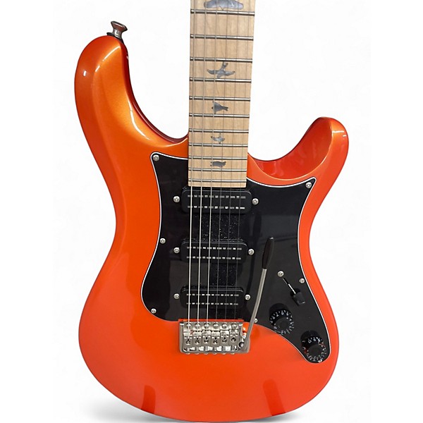 Used Prs Se NF3 Metallic Orange Solid Body Electric Guitar