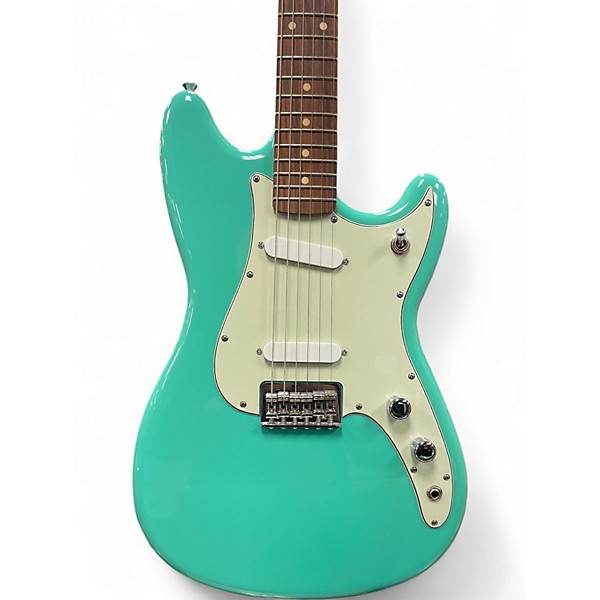 Used Fender Duo Sonic Seafoam Green Solid Body Electric Guitar