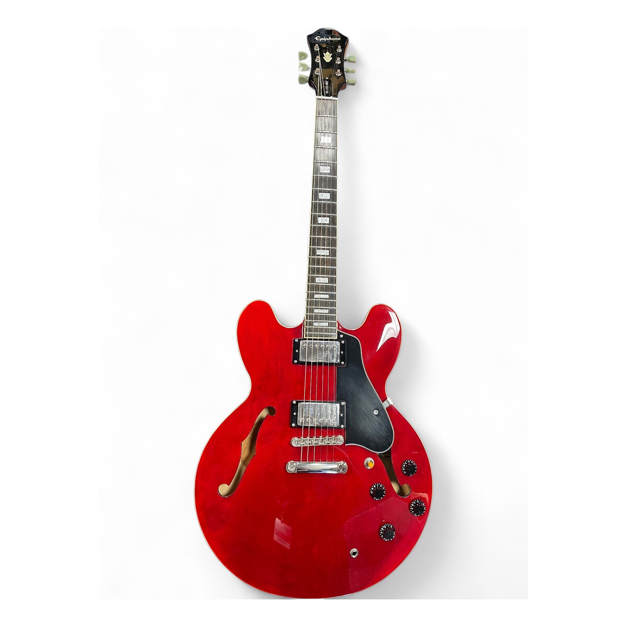 Used Epiphone ES335 Pro cherry Hollow Body Electric Guitar