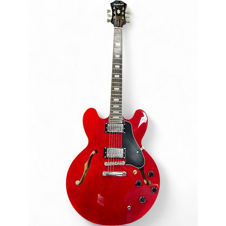 Used Epiphone ES335 Pro cherry Hollow Body Electric Guitar