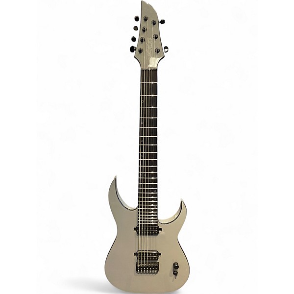 Used Schecter Guitar Research Keith Merrow KM7 MKIII 7 String Telesto Grey Solid Body Electric Guitar