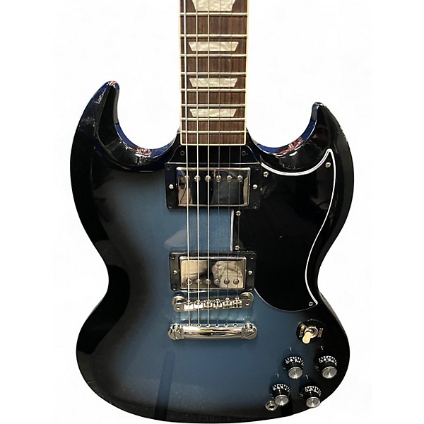 Used Gibson SG Standard Blue Burst Solid Body Electric Guitar