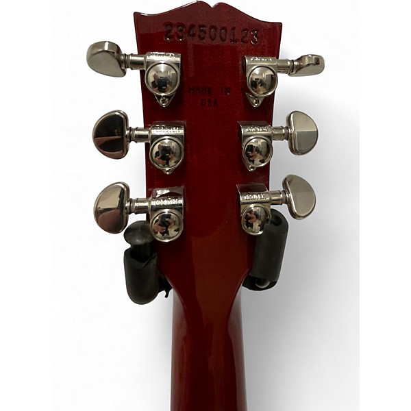 Used Gibson Les Paul Classic Trans Red Solid Body Electric Guitar