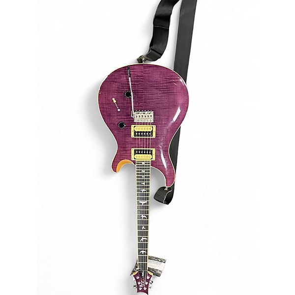 Used PRS SE Custom 24 Trans Purple Solid Body Electric Guitar