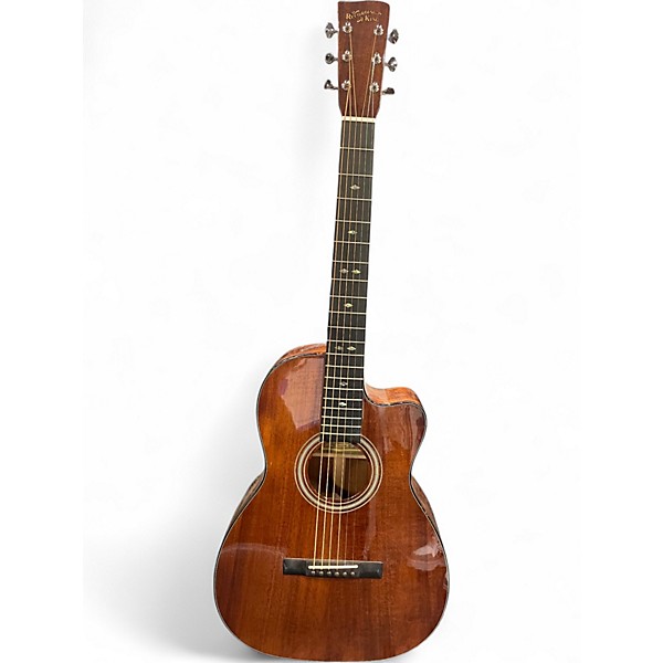 Used 2023 Recording King RP2-729-C Tonewood Reserve Koa Cutaway Natural Acoustic Guitar