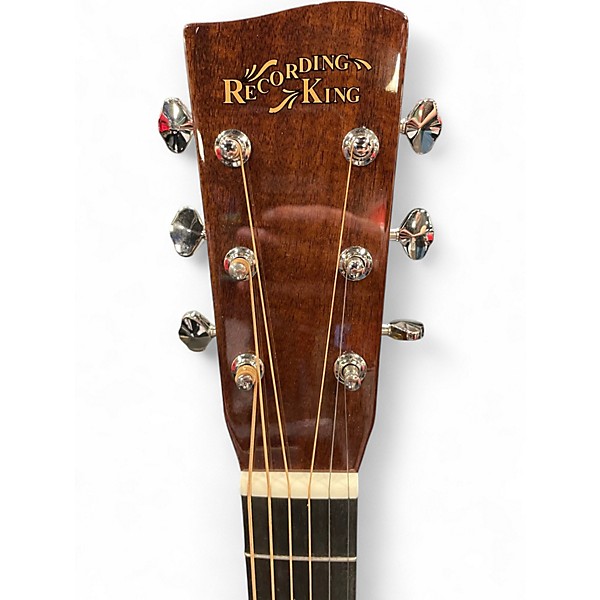 Used 2023 Recording King RP2-729-C Tonewood Reserve Koa Cutaway Natural Acoustic Guitar