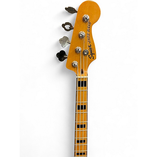 Used Squier Classic Vibe 70s Jazz Bass Natural Electric Bass Guitar