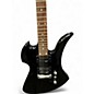 Used B.C. Rich Bronze Series Mockingbird Black Solid Body Electric Guitar