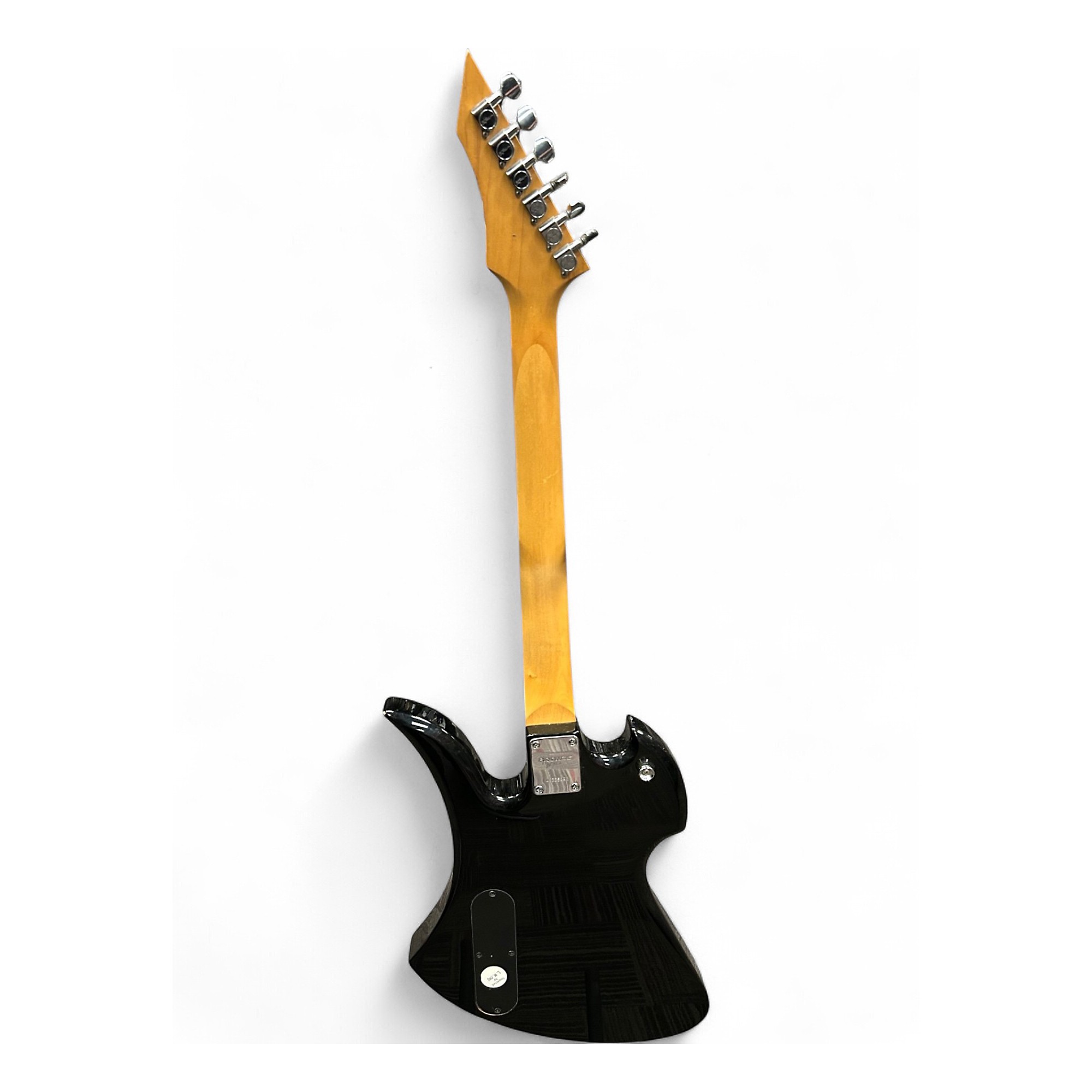 Used B.C. Rich Bronze Series Mockingbird Black Solid Body Electric