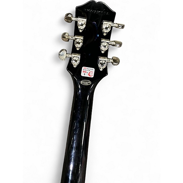 Used Epiphone Les Paul Classic Ebony Solid Body Electric Guitar