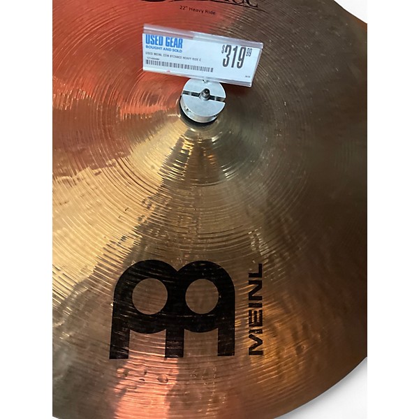 Used MEINL 22in Byzance Heavy Ride Cymbal
