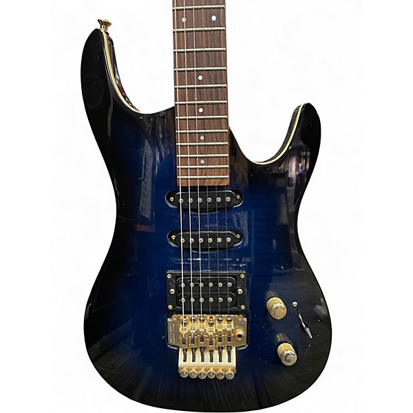 Used Aria PRO II MAGNA Trans Blue Solid Body Electric Guitar