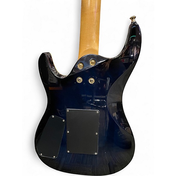 Used Aria PRO II MAGNA Trans Blue Solid Body Electric Guitar