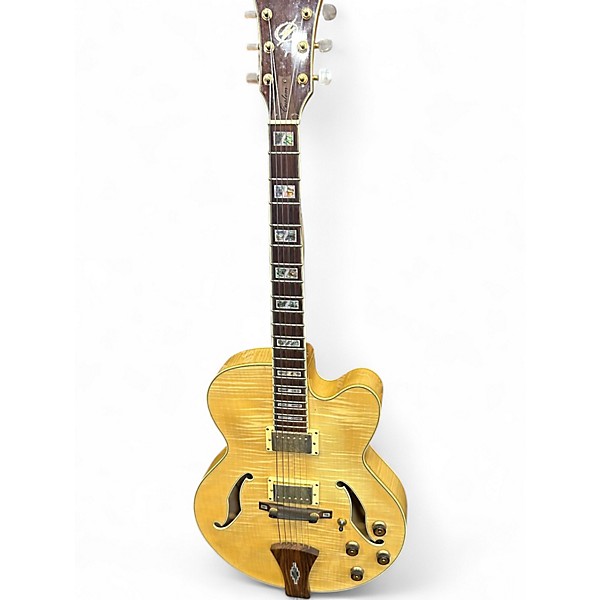 Used 2005 Ibanez AF Natural Hollow Body Electric Guitar