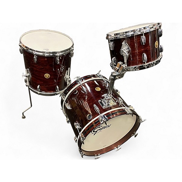 Used Gretsch Drums 3 Piece USA CUSTOM 3PC Walnut Drum Kit