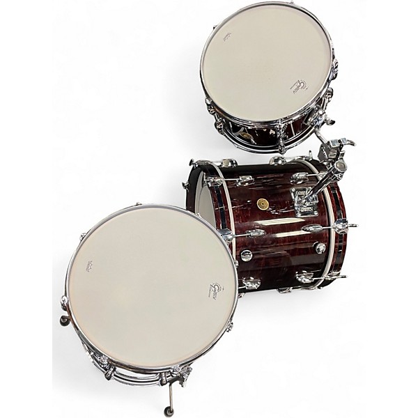 Used Gretsch Drums 3 Piece USA CUSTOM 3PC Walnut Drum Kit