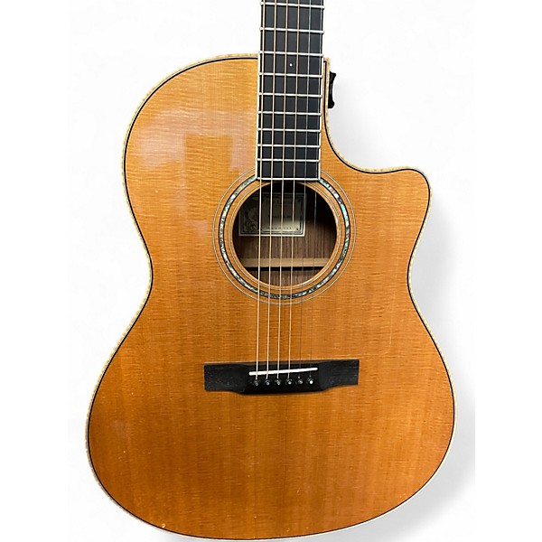 Used Larrivee LV-09E Natural Acoustic Electric Guitar