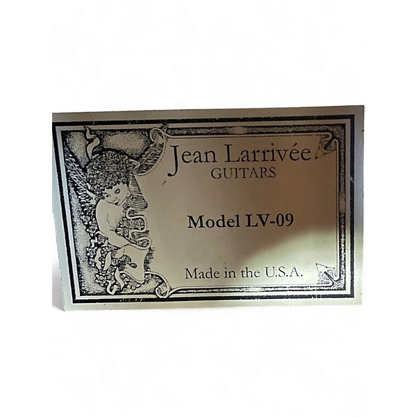 Used Larrivee LV-09E Natural Acoustic Electric Guitar