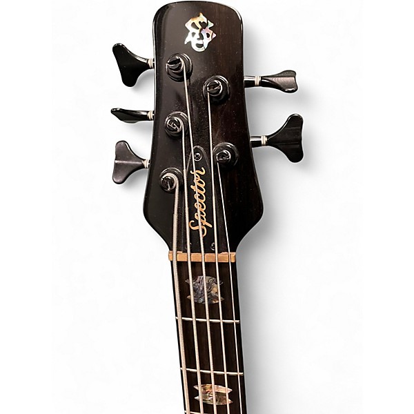 Used 2021 Spector NS5XL SC purple burst Electric Bass Guitar