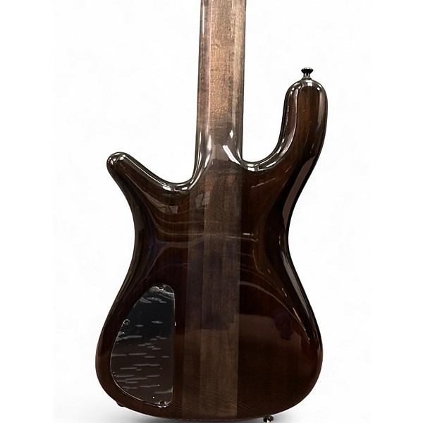 Used 2021 Spector NS5XL SC purple burst Electric Bass Guitar