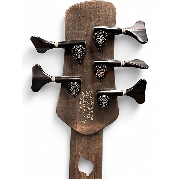 Used 2021 Spector NS5XL SC purple burst Electric Bass Guitar