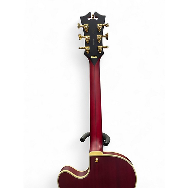 Used D'Angelico Deluxe 59 Red Solid Body Electric Guitar