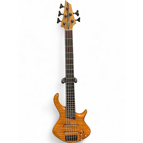 Used 2020 Warrior DM Custom 5 Natural Electric Bass Guitar