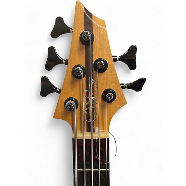 Used 2020 Warrior DM Custom 5 Natural Electric Bass Guitar