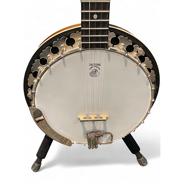 Used Deering Boston 5-String Natural Banjo
