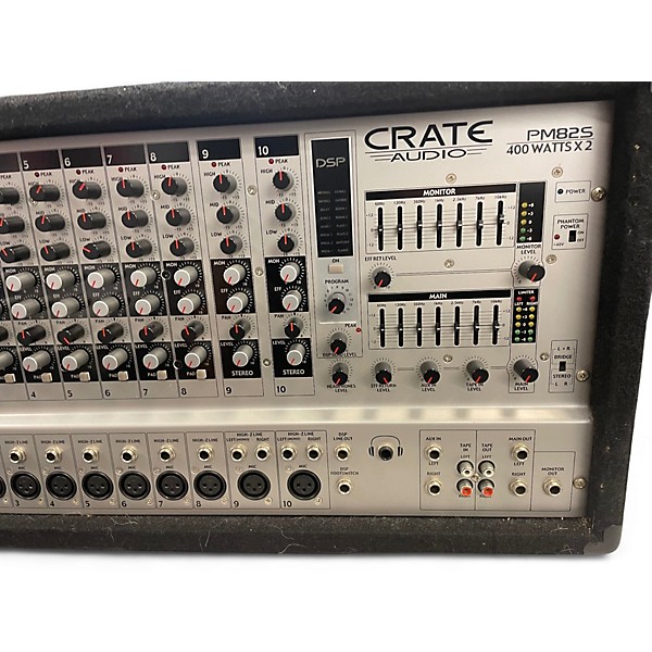 Used Crate Audio  PM82S  Powered Mixer
