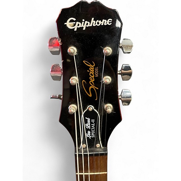Used Epiphone Les Paul Special II Cherry Sunburst Solid Body Electric Guitar