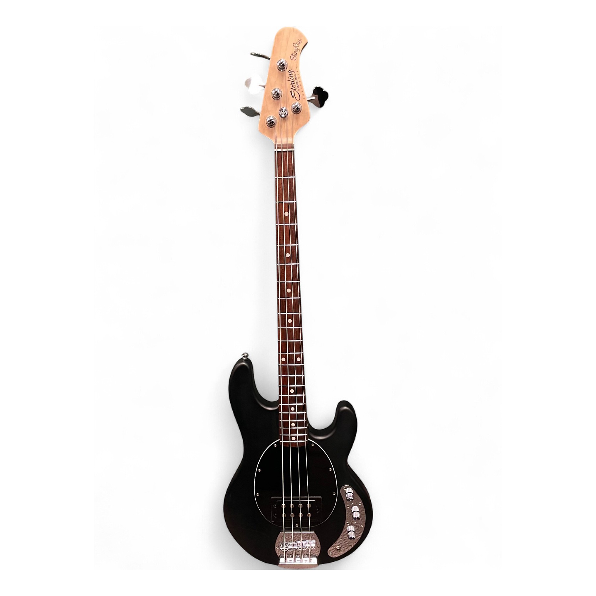Used Sterling by Music Man Sub 4 Black Electric Bass Guitar