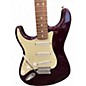 Used Fender Standard Stratocaster Left Handed Midnight Wine Electric Guitar