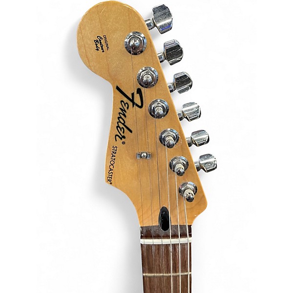 Used Fender Standard Stratocaster Left Handed Midnight Wine Electric Guitar