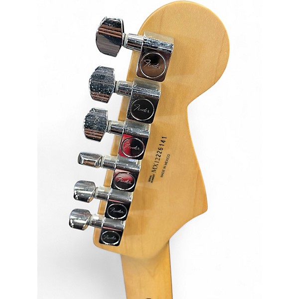 Used Fender Standard Stratocaster Left Handed Midnight Wine Electric Guitar