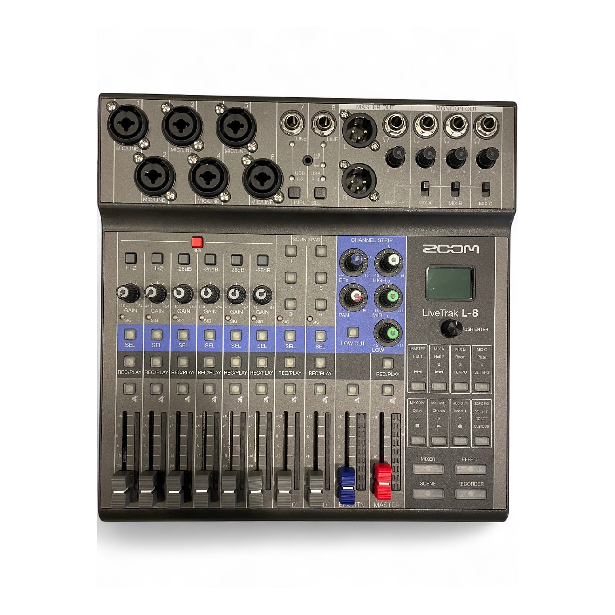 LiveTrak L-8 新古品、美品 Zoom LiveTrak L-8 8-Channel Mixer | Guitar Center