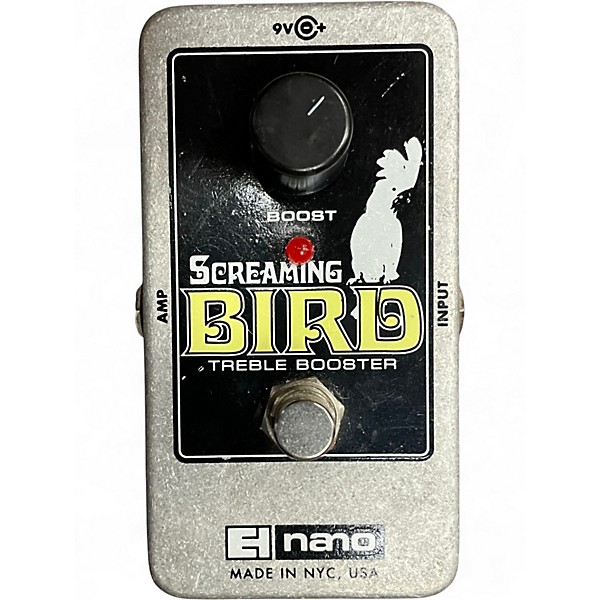 Used Electro-Harmonix Screaming Bird Treble Booster Effect Pedal