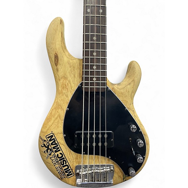Used Ernie Ball Music Man Sting Ray 5 natural Electric Bass Guitar