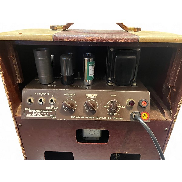 Vintage 1940s Harmony H200 Tube Guitar Combo Amp