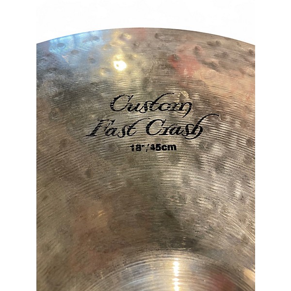 Used Zildjian 18in K Custom Fast Crash Cymbal