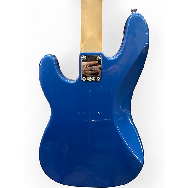 Used Fender  SQUIER P BASS  Blue Electric Bass Guitar