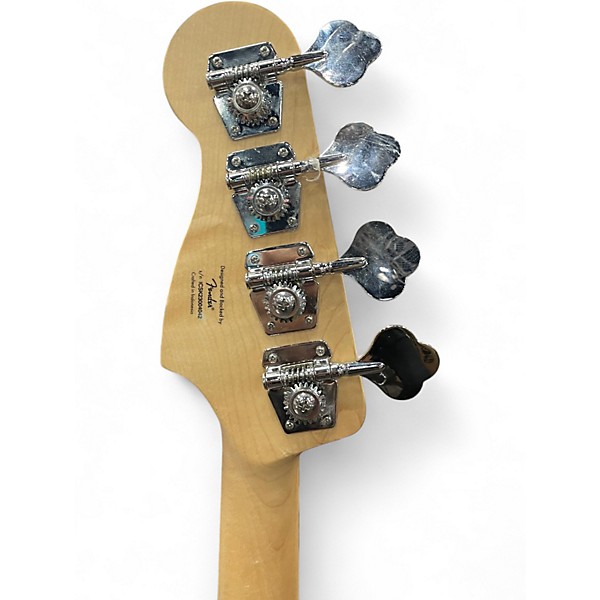 Used Fender  SQUIER P BASS  Blue Electric Bass Guitar