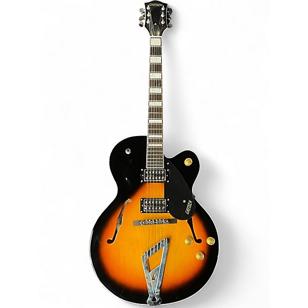 Used 2017 Gretsch Guitars G2420 Streamliner Aged Brooklyn Burst Hollow Body Electric Guitar