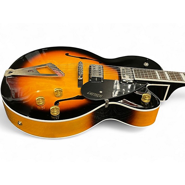 Used 2017 Gretsch Guitars G2420 Streamliner Aged Brooklyn Burst Hollow Body Electric Guitar