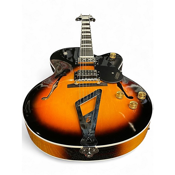 Used 2017 Gretsch Guitars G2420 Streamliner Aged Brooklyn Burst Hollow Body Electric Guitar