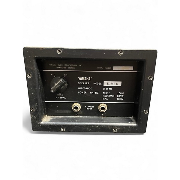Used Yamaha S115MT II Unpowered Speaker