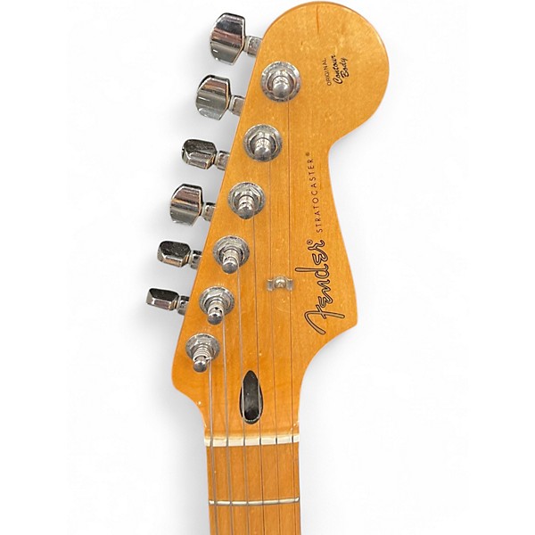 Used Fender Player Stratocaster HSS Plus Top Aged Cherry Burst Solid Body Electric Guitar