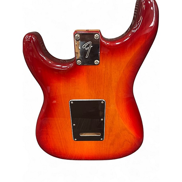 Used Fender Player Stratocaster HSS Plus Top Aged Cherry Burst Solid Body Electric Guitar