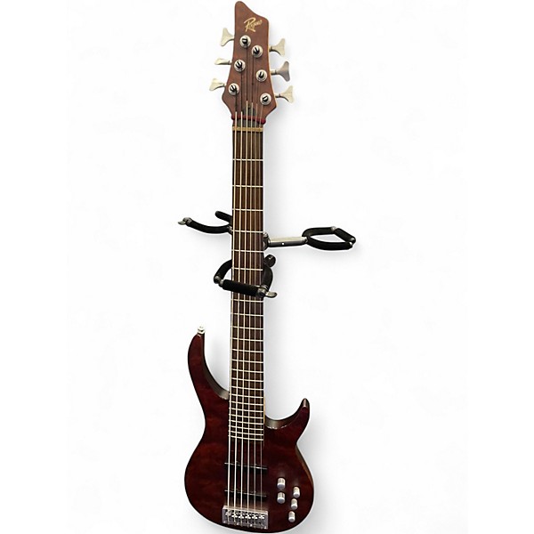 Used Rogue LX406 RED Electric Bass Guitar